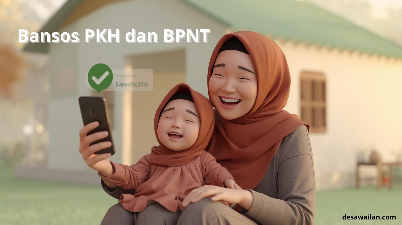 Cara Cek Penerima Bansos PKH dan BPNT April 2026 lewat HP, Login cekbansos.kemensos.go.id