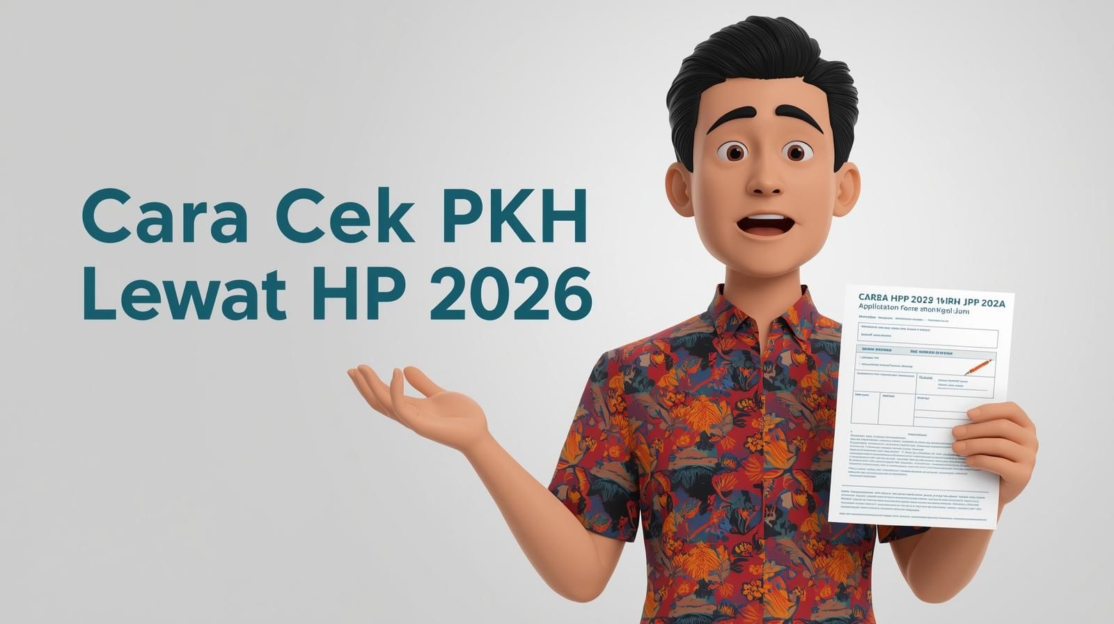 Cara Cek PKH Lewat HP 2026: Panduan Lengkap via Aplikasi Cek Bansos