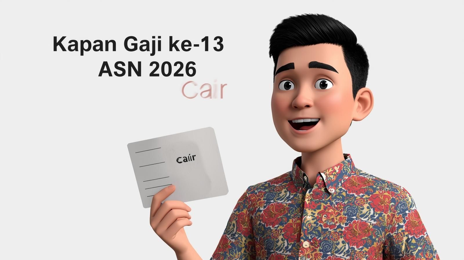 Kapan Gaji ke-13 ASN 2026 Cair? Simak Jadwal dan Besaran Nominalnya