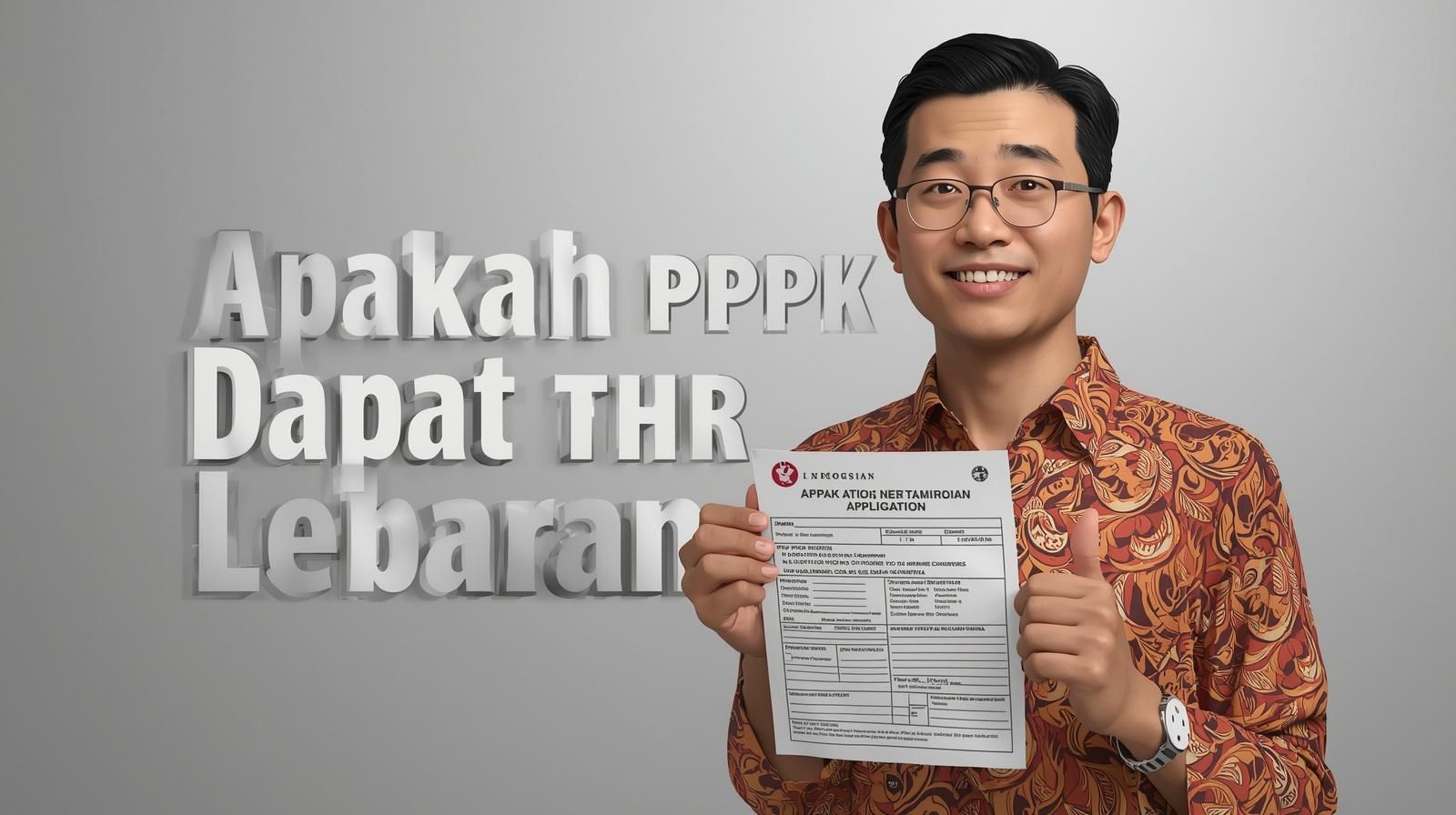 Apakah PPPK Dapat THR Lebaran 2026? Ini Penjelasan Lengkapnya