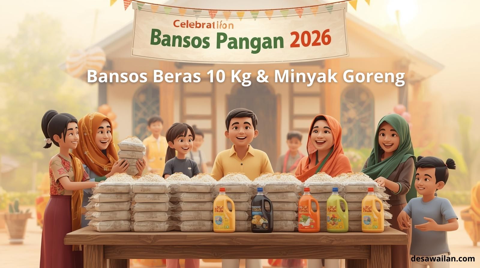 Bansos Beras 10 Kg dan Minyak Goreng April 2026: Jadwal, Syarat, dan Cara Cek Penerima DTSEN