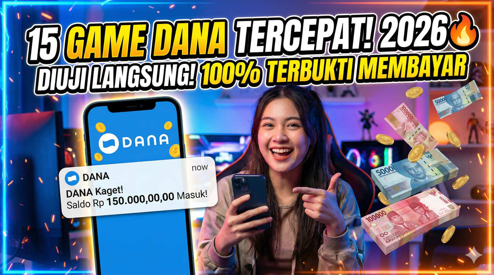 15 Game Penghasil Saldo DANA Tercepat 2026, Sudah Diuji Langsung!